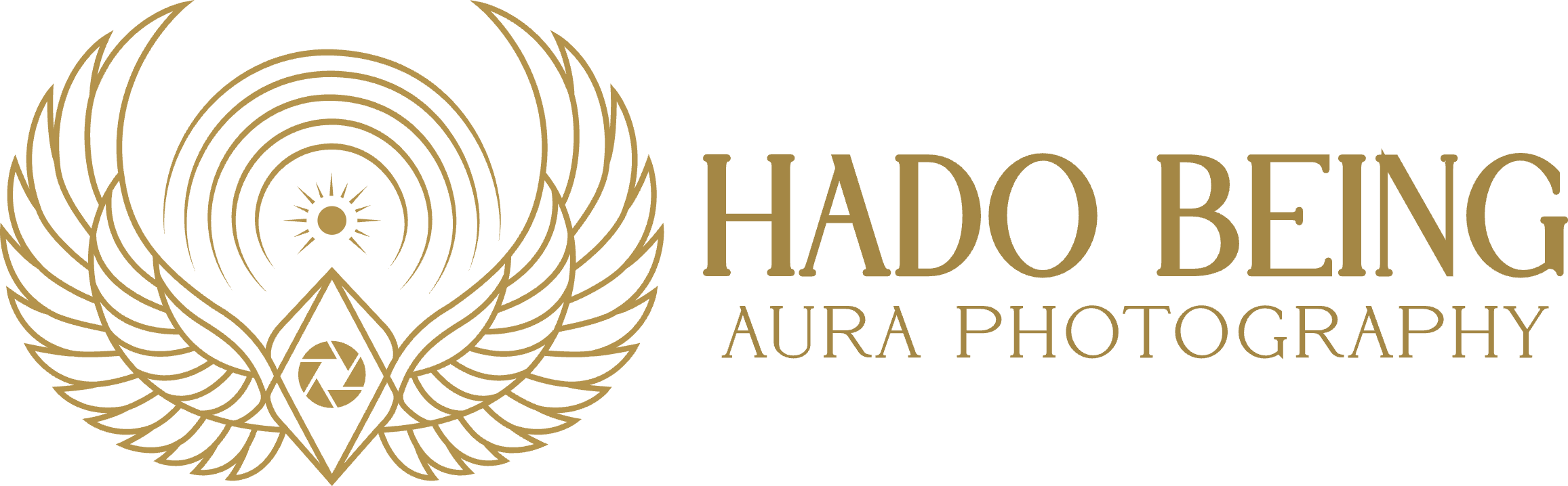 Gold Rectangle Hado Being logo